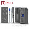Caja de herramientas de destornillador eléctrico recargable de PKey